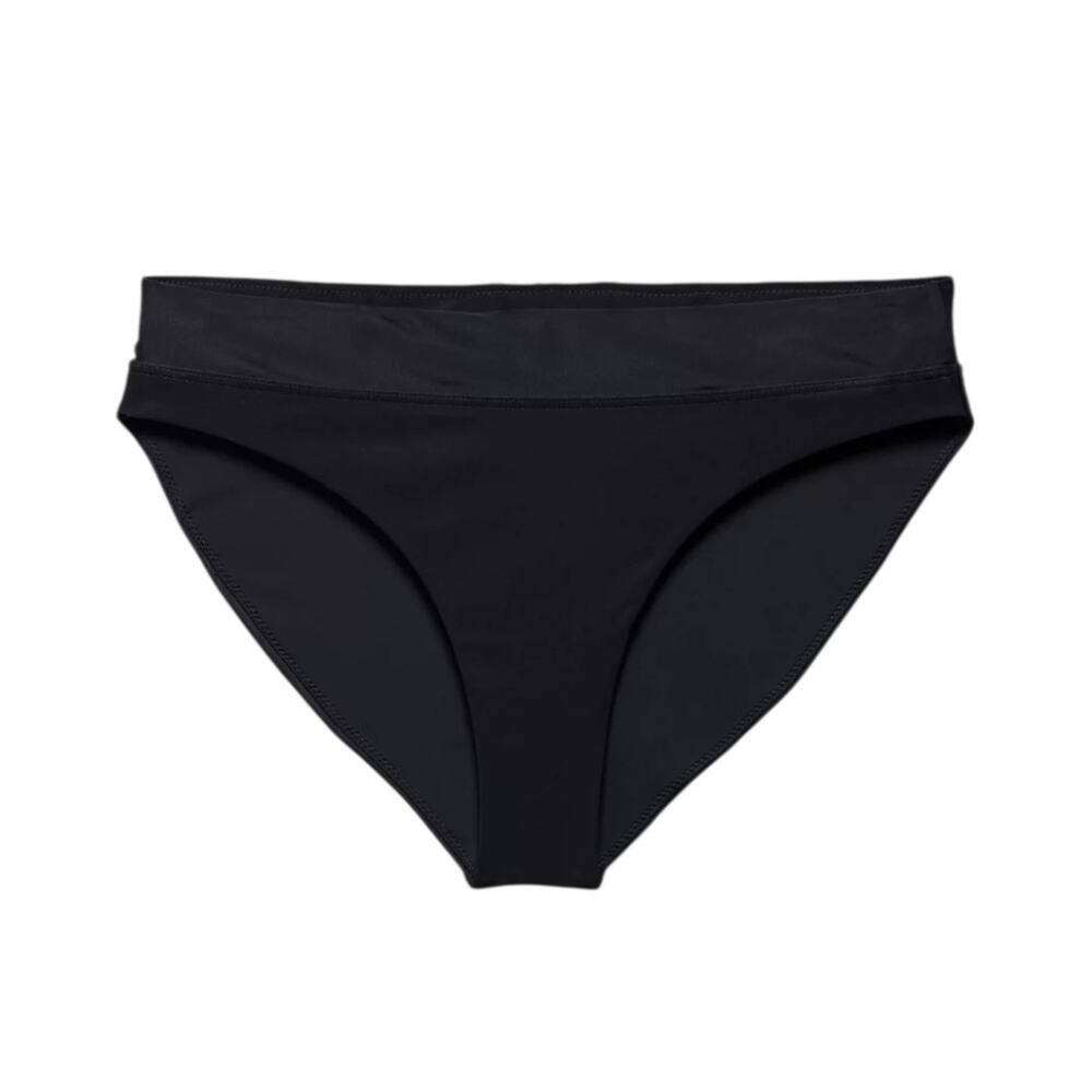 Prana Swimwear Summer Wave Bottom Black Large NEW NWT Beach Pool Vacation